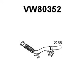 VENEPORTE vw80352 -  Труба выхлопного газа