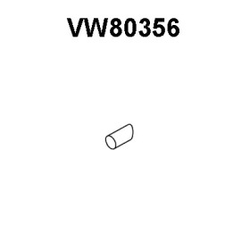 VENEPORTE vw80356 -  Труба выхлопного газа