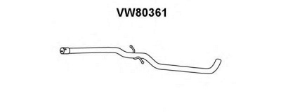 VENEPORTE vw80361 -  Труба выхлопного газа