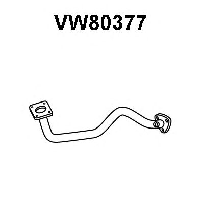 VENEPORTE vw80377 -  Труба выхлопного газа