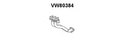 VENEPORTE vw80384 -  Труба выхлопного газа