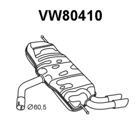 VENEPORTE vw80410 -  Глушитель выхлопных газов конечный