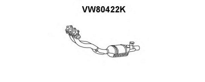 VENEPORTE vw80422k - Катализатор
