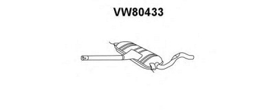 VENEPORTE vw80433 -  Предглушитель выхлопных газов
