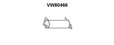 VENEPORTE vw80466 -  Средний глушитель выхлопных газов
