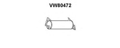VENEPORTE vw80472 -  Глушитель выхлопных газов конечный