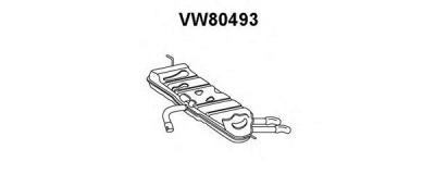 VENEPORTE vw80493 -  Глушитель выхлопных газов конечный