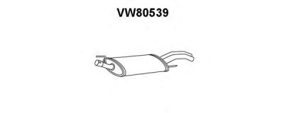 VENEPORTE vw80539 -  Глушитель выхлопных газов конечный