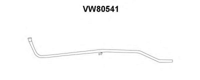 VENEPORTE vw80541 -  Труба выхлопного газа
