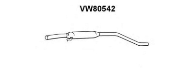 VENEPORTE vw80542 -  Средний глушитель выхлопных газов