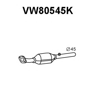VENEPORTE vw80545k - Катализатор