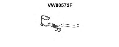VENEPORTE vw80572f -  Сажевый / частичный фильтр, система выхлопа ОГ