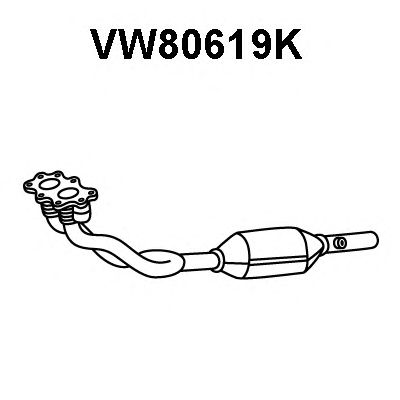 VENEPORTE vw80619k -  Катализатор