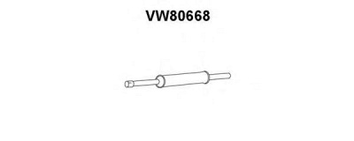 VENEPORTE vw80668 -  Предглушитель выхлопных газов