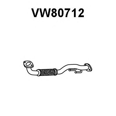 VENEPORTE vw80712 -  Труба выхлопного газа
