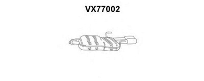 VENEPORTE vx77002 -  Глушитель выхлопных газов конечный