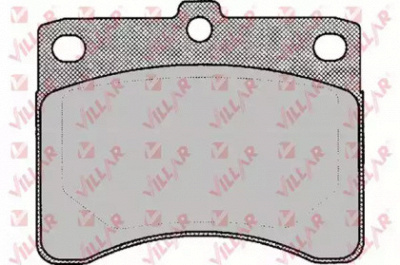 VILLAR 6260056 -  Комплект тормозных колодок, дисковый тормоз