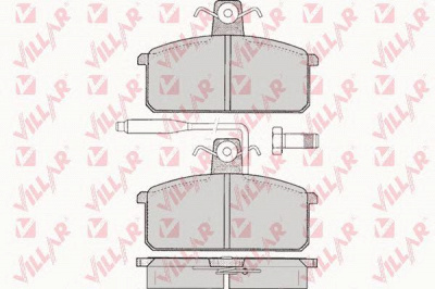 VILLAR 6260099 -  Комплект тормозных колодок, дисковый тормоз