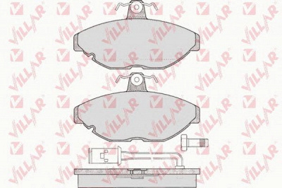 VILLAR 6260236 -  Комплект тормозных колодок, дисковый тормоз