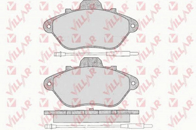 VILLAR 6260328 -  Комплект тормозных колодок, дисковый тормоз