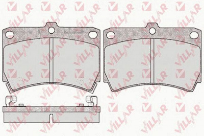 VILLAR 6260366 -  Комплект тормозных колодок, дисковый тормоз