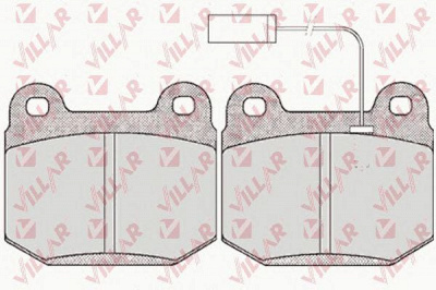 VILLAR 6260434 -  Комплект тормозных колодок, дисковый тормоз