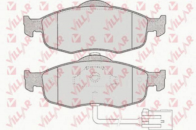 VILLAR 6260461 -  Комплект тормозных колодок, дисковый тормоз