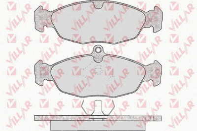 VILLAR 6260599 -  Комплект тормозных колодок, дисковый тормоз