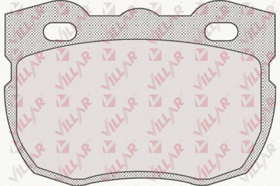 VILLAR 6260742 -  Комплект тормозных колодок, дисковый тормоз