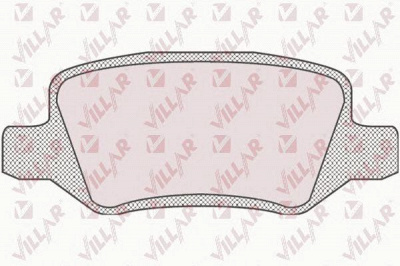 VILLAR 6260850 -  Комплект тормозных колодок, дисковый тормоз
