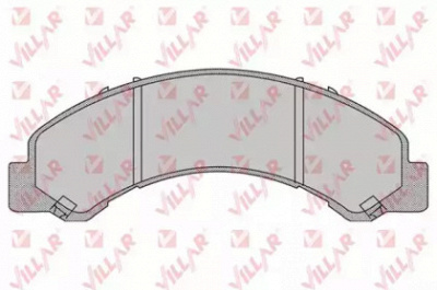 VILLAR 6261063 -  Комплект тормозных колодок, дисковый тормоз
