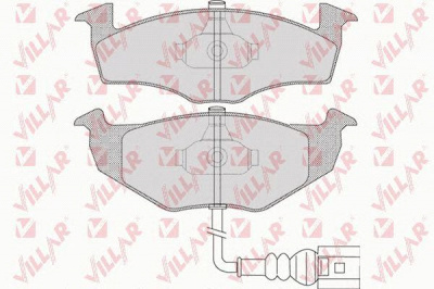 VILLAR 6261120 -  Комплект тормозных колодок, дисковый тормоз