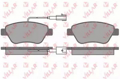 VILLAR 6261656 -  Комплект тормозных колодок, дисковый тормоз