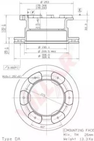 VILLAR 6282179 -  Тормозной диск