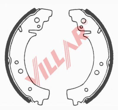 VILLAR 6290544 -  Комплект тормозных колодок