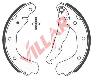 VILLAR 6290560 -  Комплект тормозных колодок