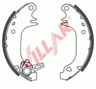 VILLAR 6290562 -  Комплект тормозных колодок
