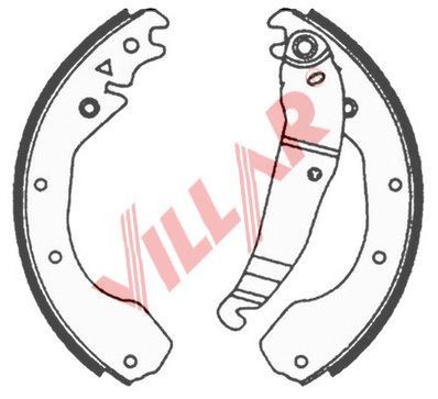 VILLAR 6290620 -  Комплект тормозных колодок