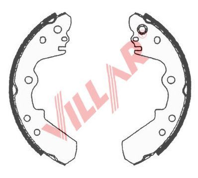 VILLAR 6290621 -  Комплект тормозных колодок