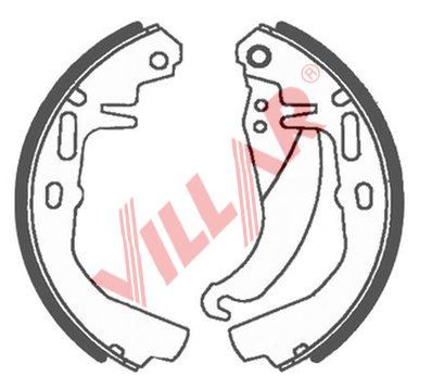 VILLAR 6290622 -  Комплект тормозных колодок