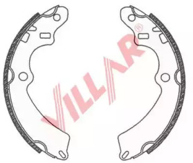 VILLAR 6290669 -  Комплект тормозных колодок