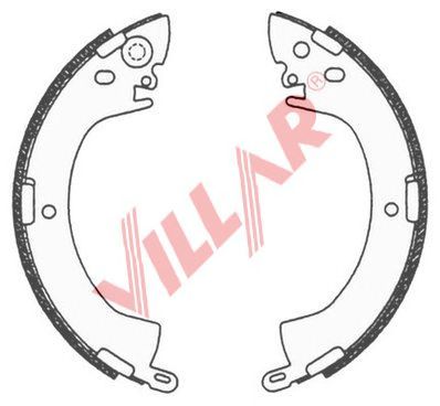 VILLAR 6290674 -  Комплект тормозных колодок