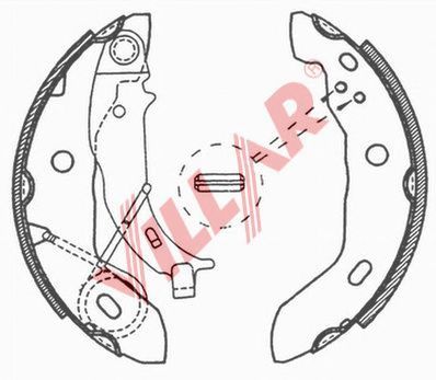 VILLAR 6290693 -  Комплект тормозных колодок