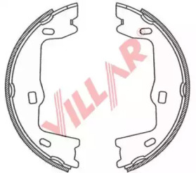 VILLAR 6290754 -  Комплект тормозных колодок, стояночная тормозная система