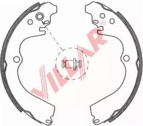 VILLAR 6290766 -  Комплект тормозных колодок