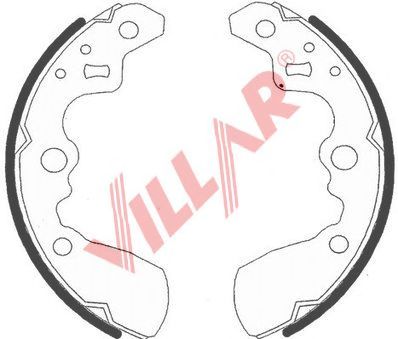 VILLAR 6290774 -  Комплект тормозных колодок