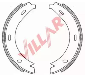 VILLAR 6290793 -  Комплект тормозных колодок, стояночная тормозная система