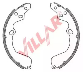 VILLAR 6290806 -  Комплект тормозных колодок