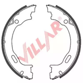 VILLAR 6290836 -  Комплект тормозных колодок, стояночная тормозная система