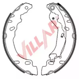 VILLAR 6290839 -  Комплект тормозных колодок